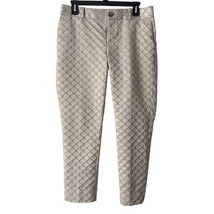 Banana Republic Camden Jacquard Ankle Pants Size 2